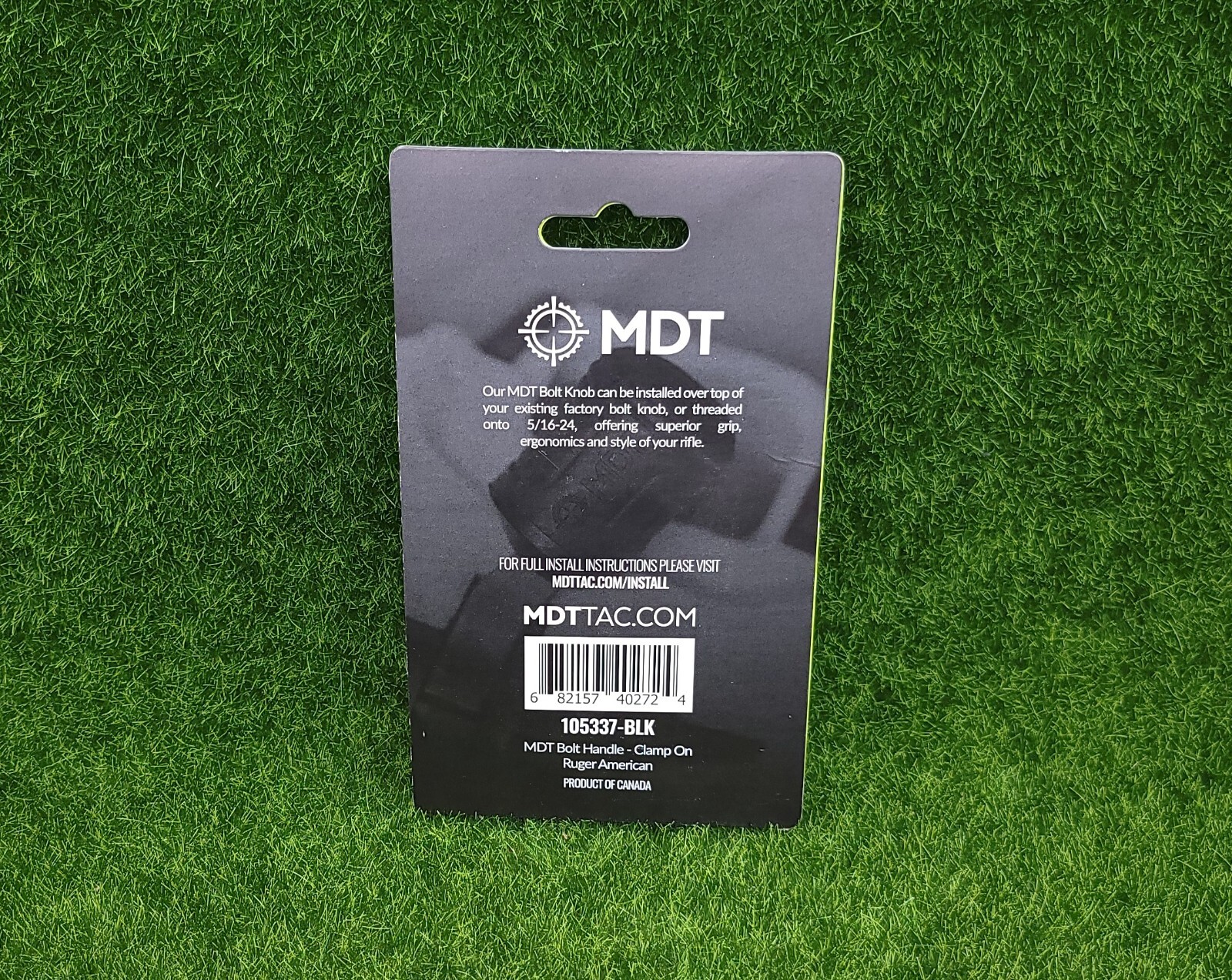 MDT Ruger American AntiSlip Bolt Handle ClampOn Black 105337BLK for sale online eBay