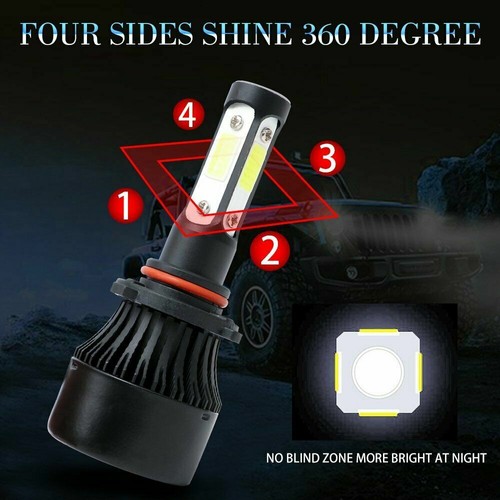 For Chevy Silverado 1500 2500 3500 HD 2007-2018 6000K LED Headlight Hi/Lo Bulbs - Picture 9 of 12