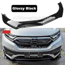 For Honda CRV CR-V 2010-2022 Glossy Front Bumper Lip Splitter Spoiler Body Kit