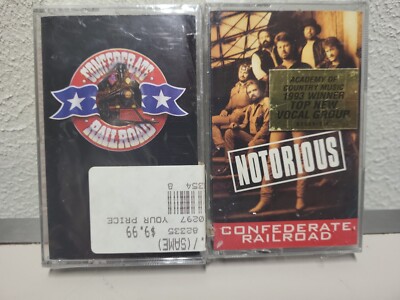 CONFEDERATE RAILROAD LOT NOTORIOUS SELF TITLED tape cassette New Sealed old stoc