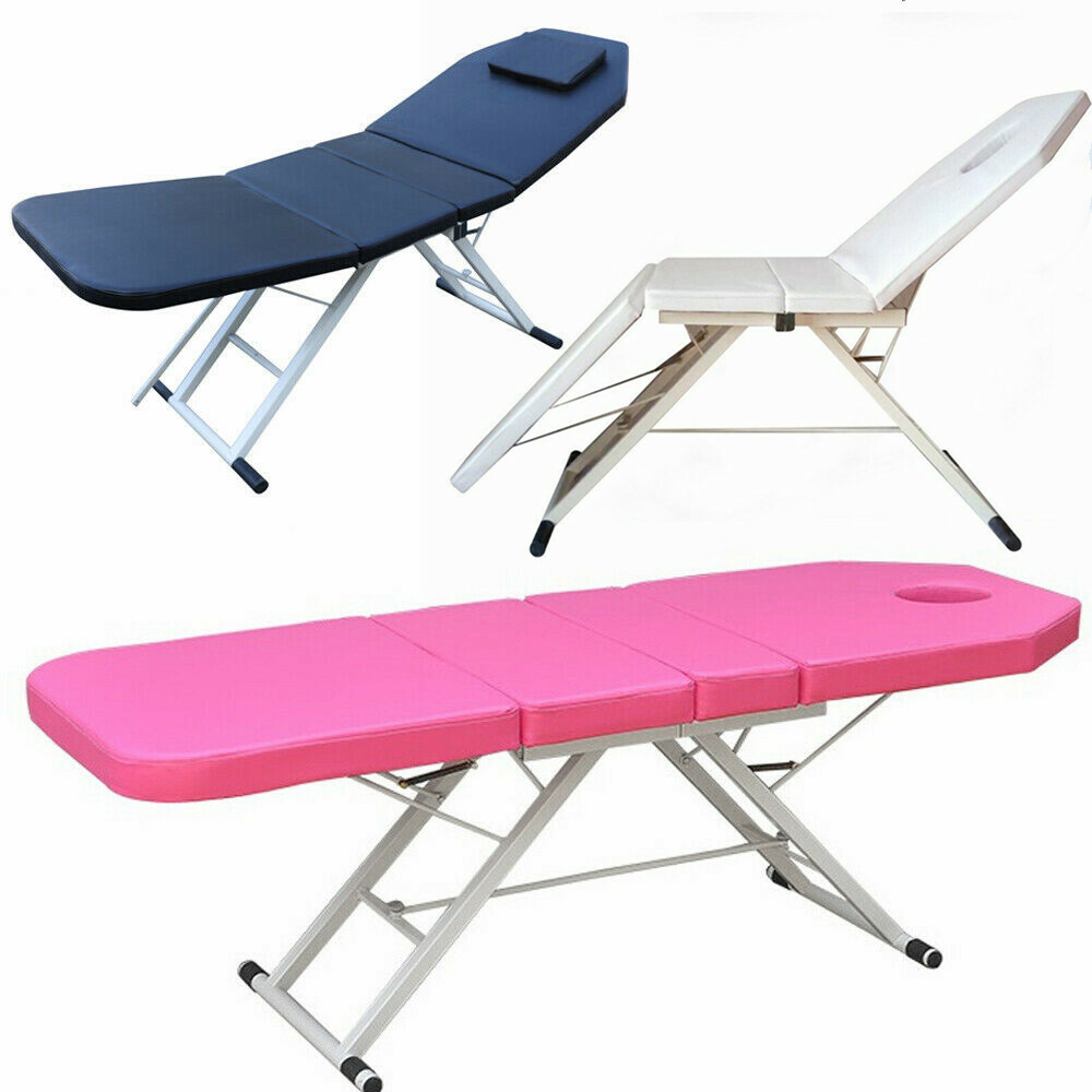 Klappbar Massageliege SPA Salon Beauty Bett 3 Zonen PVC Kosmetikliege 3 Farbe