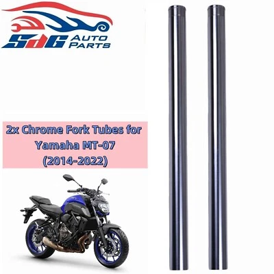 Ch[KFront Brake Suspension Fork Inner Tubes Pipes for Yamaha MT-07 2014-2022 - image 1 of 4