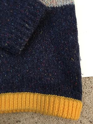 トップス 1980s I.S. (issey sport) wool knit 1980s Issey Miyake Yellow 3D Knit Sweater - Size M