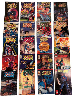 RUN OF 52 SPEED RACER V1 #1-38 + VOL 2/ RACER X/ 1 SHOTS  NOW COMICS 1987 VF+