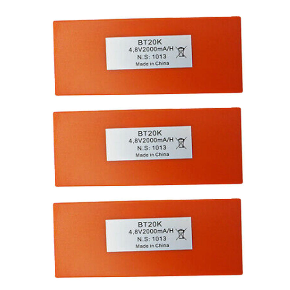3X BT20K BT24IK BT27K 2000mAh 4.8V Ni-MH Rechargeable Batter