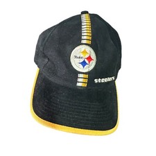 VINTAGE Pittsburgh Steelers Hat Logo Athletic Pro Line Strapback Cap NFL