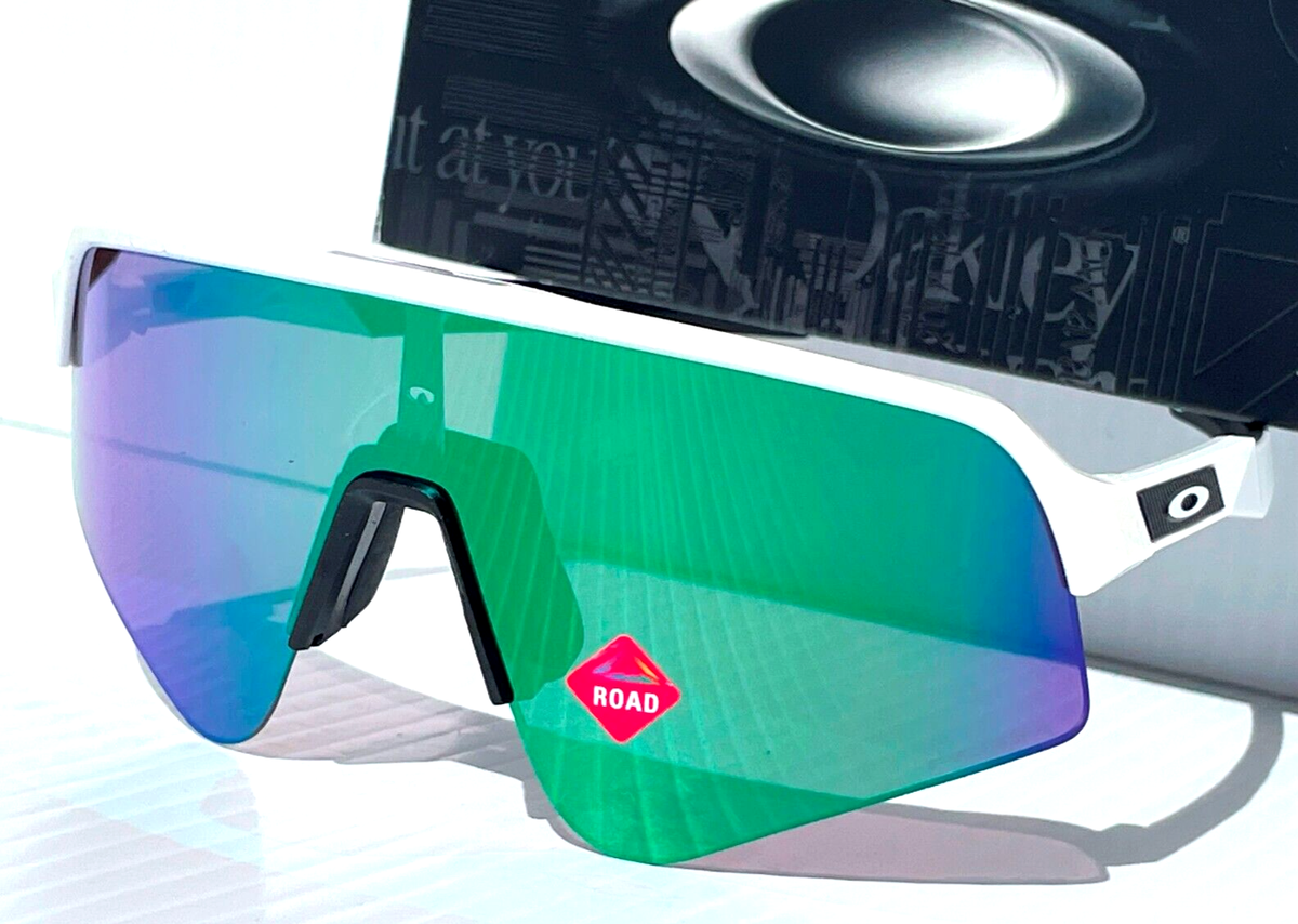 NEW Oakley SUTRO LITE SWEEP Matte White PRIZM Road Jade Lens