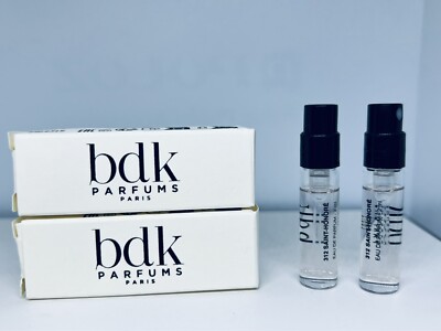 2Pc BDK Parfums 312 Saint-Honore Eau de Parfum Sample Spray 2ml | eBay