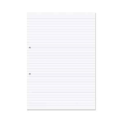 RHINO A4 Loseblattpapier, 8 mm liniert, 500 Blatt / 1000 Seiten, gelocht