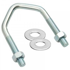 5 x 1.75" V U Bolts Clamp for TV Aerial Pole / Mast Bracket Max 1.5" Diameter  