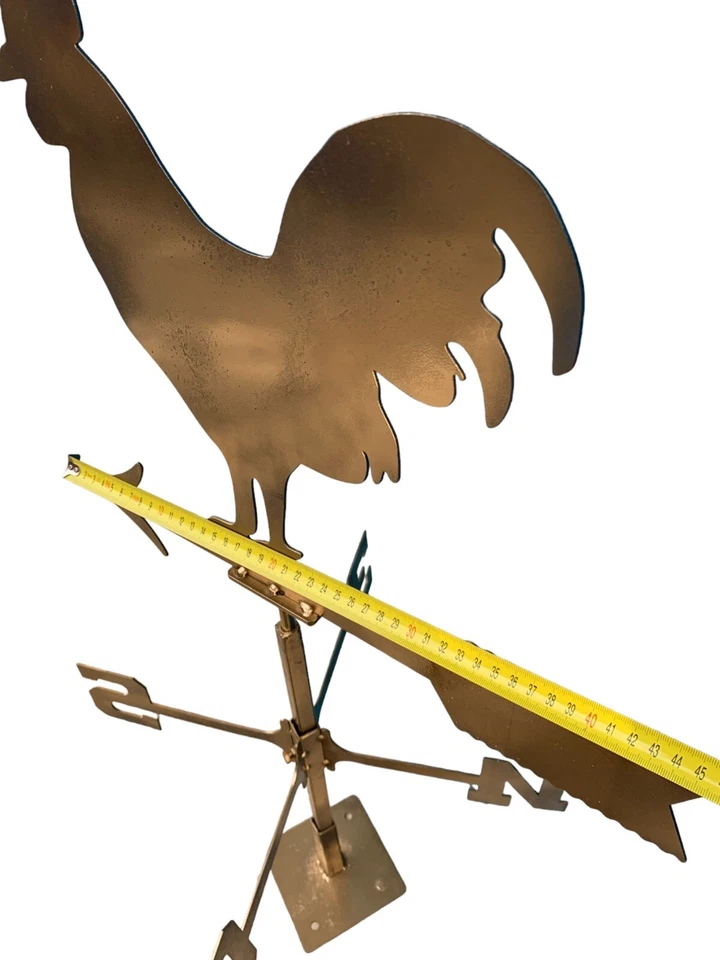 BANDERUOLA SEGNAVENTO CON PUNTI CARDINALI GALLETTO GALLO TETTO SEGNA VENTO - Immagine 4 di 4