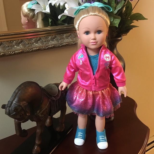 My Life Jojo Siwa Doll & Complete Clothes Outfit Pink Jacket Skirt Bow