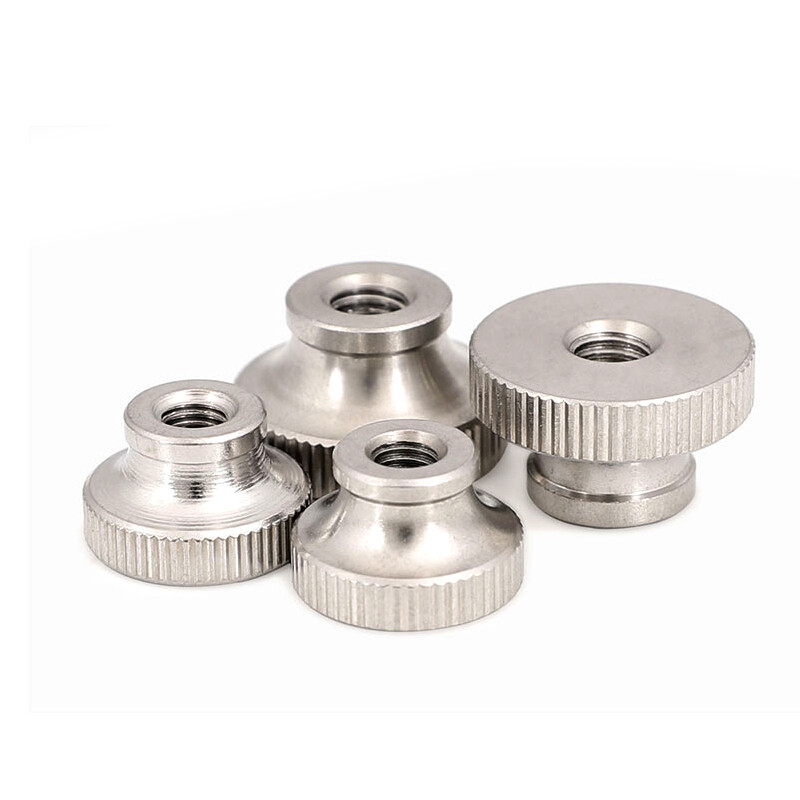 Knurled Thumb Nuts Stainless Steel Hand Grip Knobs M2 M2.5 M3 M4 M5 M6
