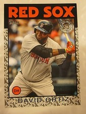 2021 TOPPS PLATINUM 86B-16 DAVID ORTIZ 1986 35th ANNIVERSARY BOSTO RED SOX 32/70