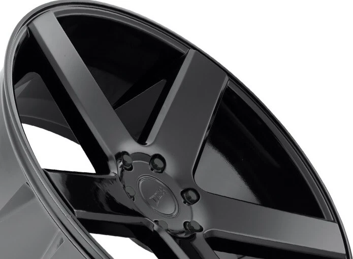 DUB BALLER GLOSS BLACK WHEELS RIMS GMC SIERRA SILVERADO S216240084+19 - Изображение 2 из 4