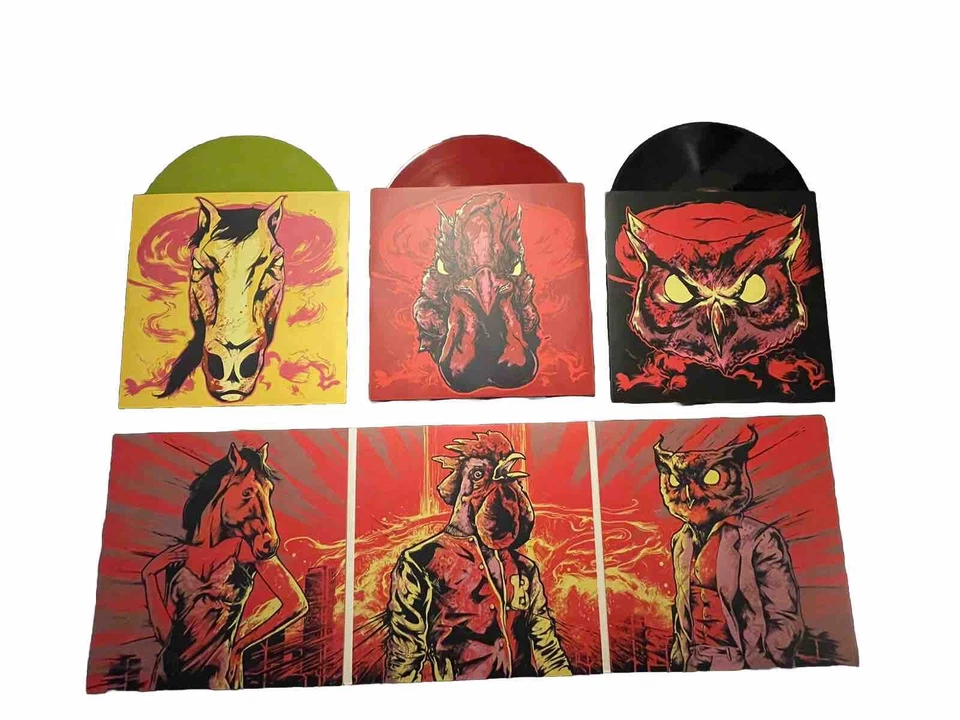 HOTLINE MIAMI SOUNDTRACK COLLECTIBLE TRIPLE LP RARE - Image 3 of 4