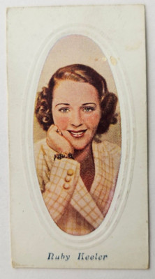 1936 Godfrey Phillips Screen Stars Embossed Series A #23 Ruby Keeler (A)