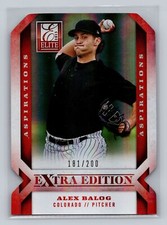 2013 Panini Elite Extra Edition #24 Alex Balog Aspirations #/200