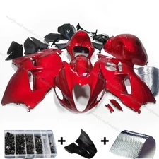 Candy Red Compelet Fairings Kit ABS For Suzuki Hayabusa GSX1300R 1997-2007 Cowl