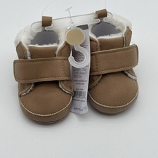 Carters Brown Sherpa Duck Boot Infant Size Newborn