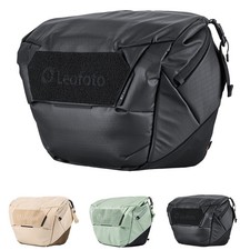 Leofoto 11L Sling Camera Bag for Travel Matte Black, Cream Beige, Mint Green