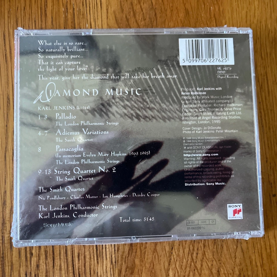 Jenkins, Karl/London Philharmonic - Diamond Music CD (1996) - Image 2 of 2