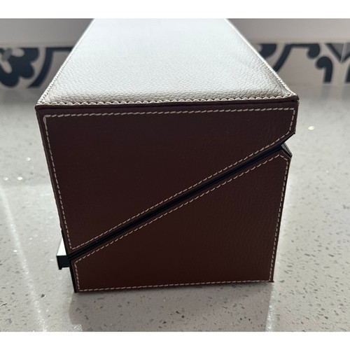 DiscGear Selector 120HD Faux Leather CD & DVD Storage Case w Label Card - Brown - Picture 7 of 10