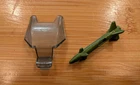 1985 Silver Mirage GI Joe Vehicle Windshield & Missile Accessory ARAH Vintage