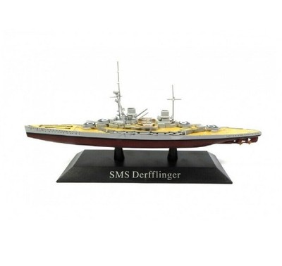 SMS Derfflinger Kriegsschiff 1:1250 Schlachtschiff Diecast Agostini *13
