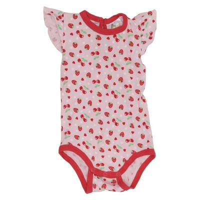 Papagino, Body, Größe: 62/68, Pink/Rot/Weiß, Baumwolle, Sonstiges, Mädchen #Zyl