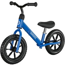 Bobike Toddler Balance Bike Toys for 2 to 5 Year Old Girls Boys 12inch, Blue