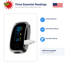 Pulse Oximeter Fingertip Oxygen Monitor Fingertip w/SpO2 Pulse Rate