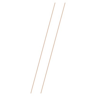 2-Pack Copper Round Rod 1mm x 200mm T2 Copper Stock
