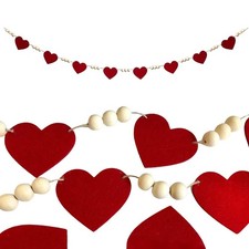 Valentine's Day Gnome Decorations Resin Pink Heart Theme Home Decor Set 4 Pcs