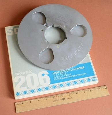 Vtg.  Audiotape  METAL 10.5  NAB REEL for 1/4  analog tape. In Box. No Tape.