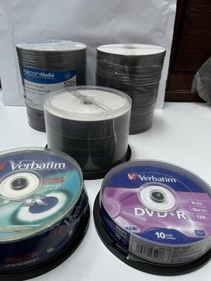 250+x Rohling Falcon Pro DVD-R 16x Thermo Weiß Discs Drucker wörtlich Restposten
