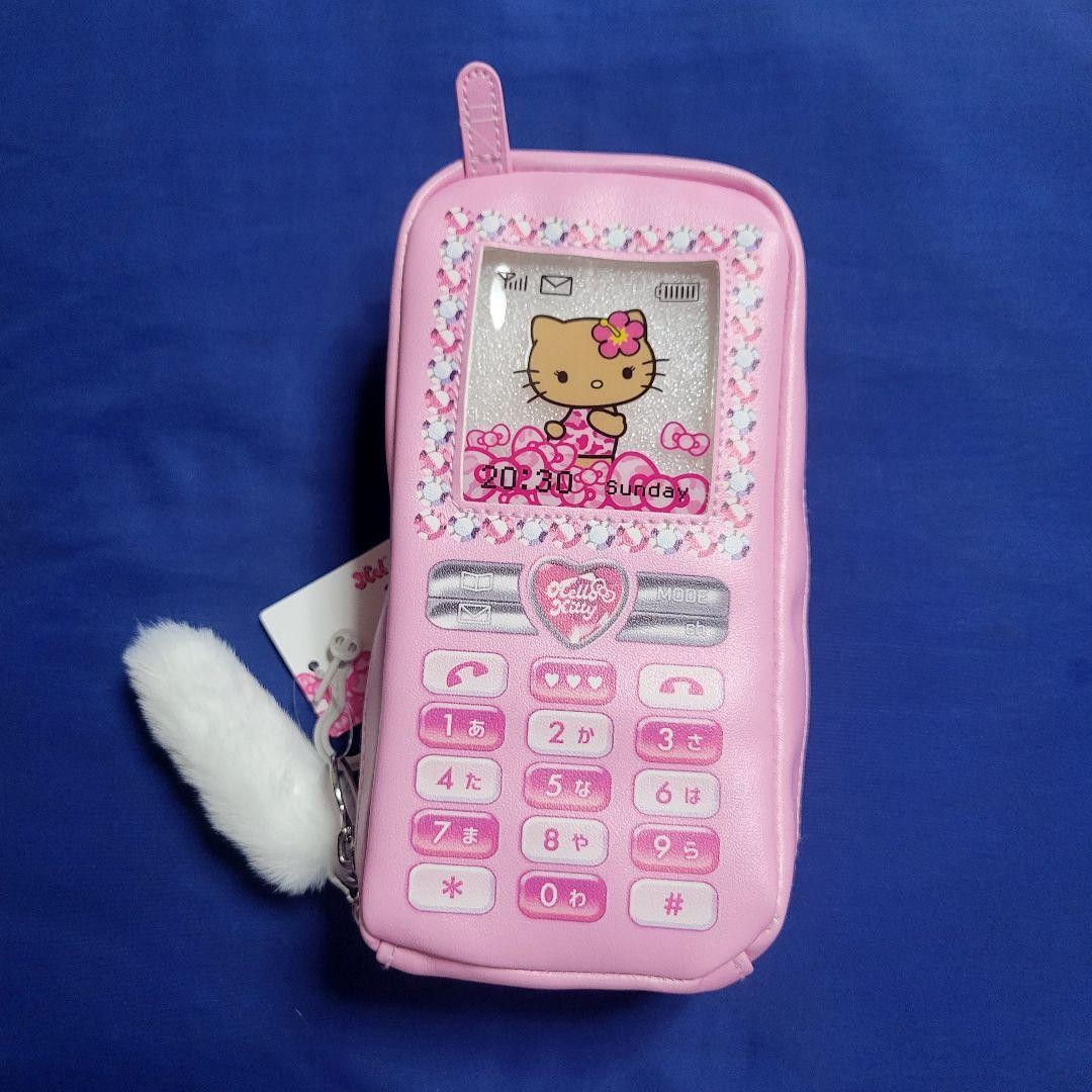 お値下げ　 サンリオ　Hello Kitty 携帯電話ケース ピンク Hello Kitty Cell Phone Pouch Case Pink Sanrio Unused Great