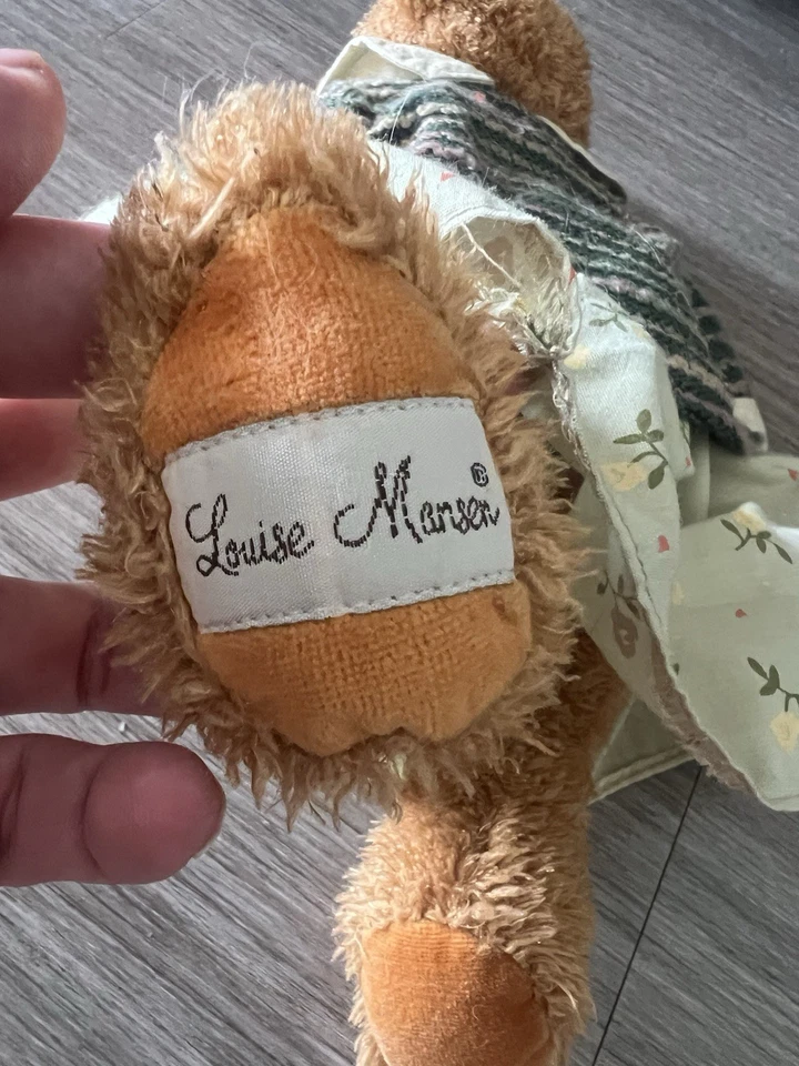 OURS EN PELUCHE DE COLLECTION LOUISE MANSEN 32 CM - Photo 4/4