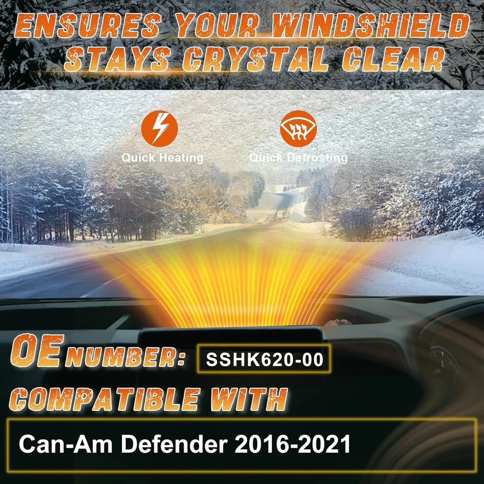 Cab Heater Kit with Defrost for Can-Am Defender 2016-2021 Max HD10 SSHK620-00 Foto 3 de 4