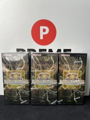 Asia edition Yu-Gi-Oh OCG Japanese LIMIT OVER COLLECTION THE HEROES 3Box Sealed
