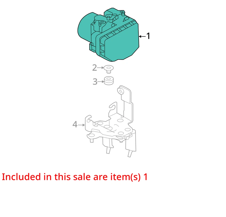 Módulo de control de bomba Abs Infiniti Q50 2014-2015 F7CMH Foto 3 de 4