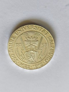 900er Silber 50 Schilling 350 Jahre Uni Salzburg Österreich 1971