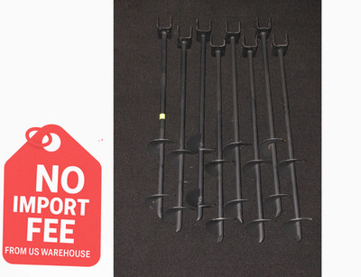 Mobile Home Anchor Tie Down Augers 30'' 8 Pack Ground Anchoring Kit
