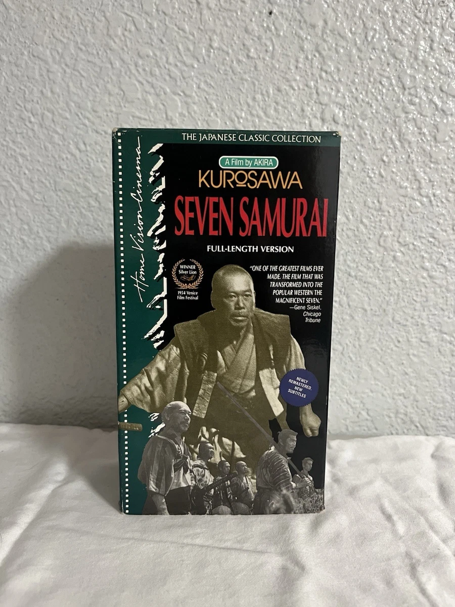 Seven Samurai NTSC VHS Tapes for sale | eBay