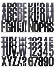 3 Inch Letter Stickers Self Adhesive Alphabet Number Sticker Mailbox Waterproof