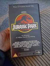 Vintage 1992 Vhs Video Jurassic Park