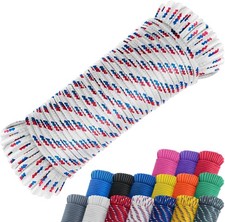 100 ft 1/4" Polyester Rope Comparable to Nylon Rope Poly Strong U