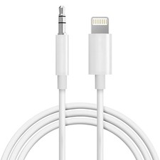 Aux Cord for iPhone, Apple MFi Certified Lightning to 3.5 mm AUX Cable for iPh