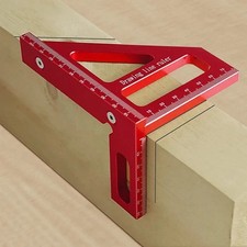 3D Multi Angle Carpenter Square Aluminum Ruler 45/90 Degree Measuring Tool UK