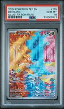 2024 Pokemon Temporal Forces DEERLING 165/162 Illustration Rare PSA 10 on eBay